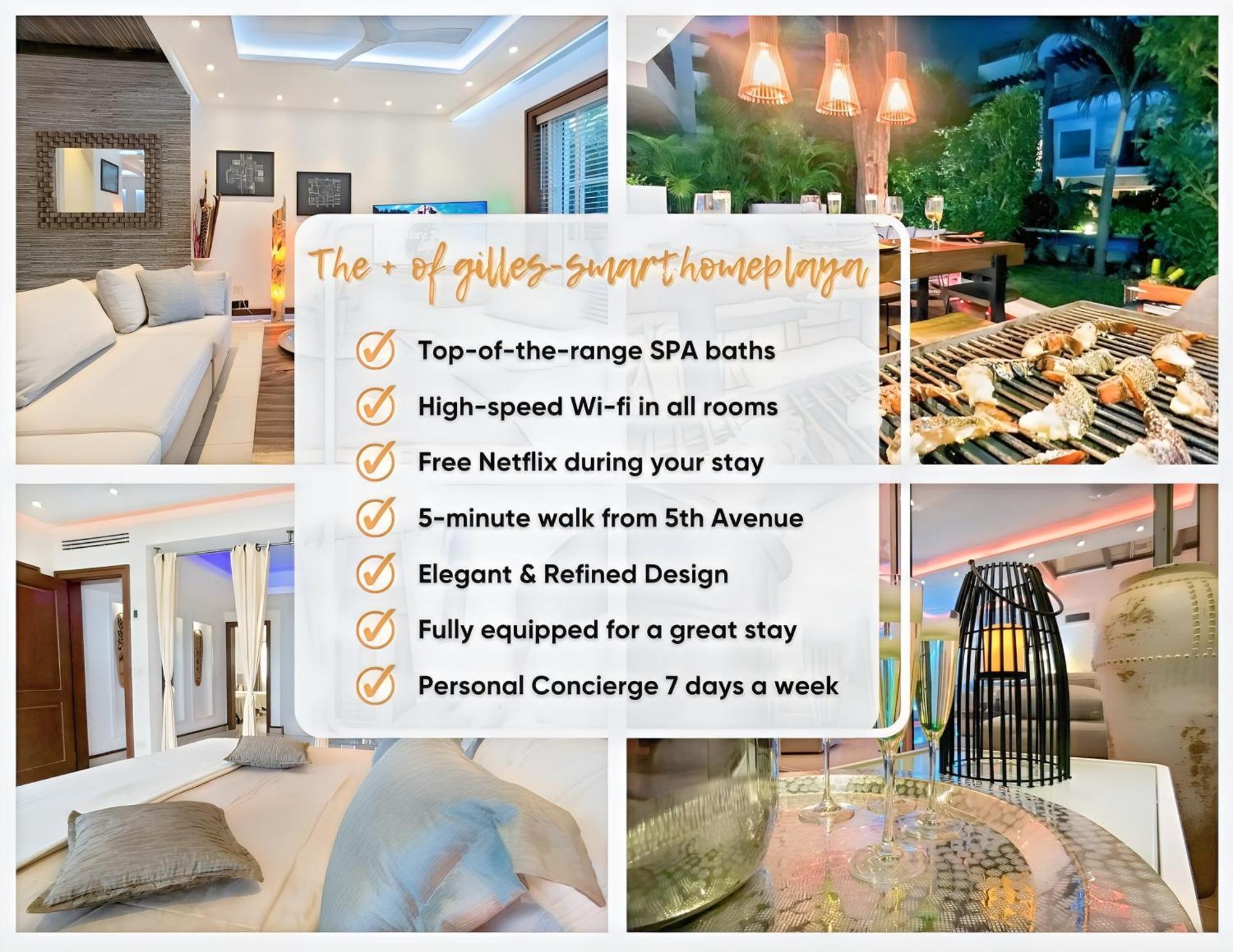 Luxury Duplex -4 Pers- 2Mn Beach&5Th Av, Pool, Gym Плая-дель-Кармен Экстерьер фото
